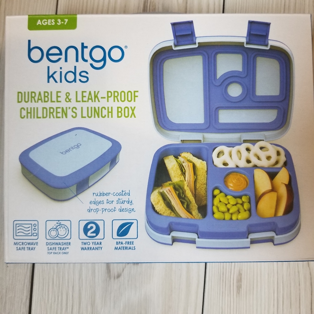 Bentgo Sky Blue kids durable & leak-proof lunch box NWT - Picture 8 of 14